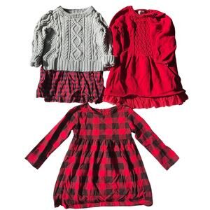Wonder Nation | Baby Gap Bundle Clothes Baby Girl 18M 2T Red Dresses Holidays